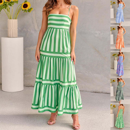 Santorini Summer Maxi Dress