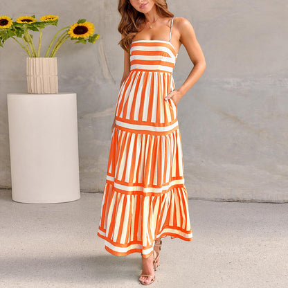 Santorini Summer Maxi Dress