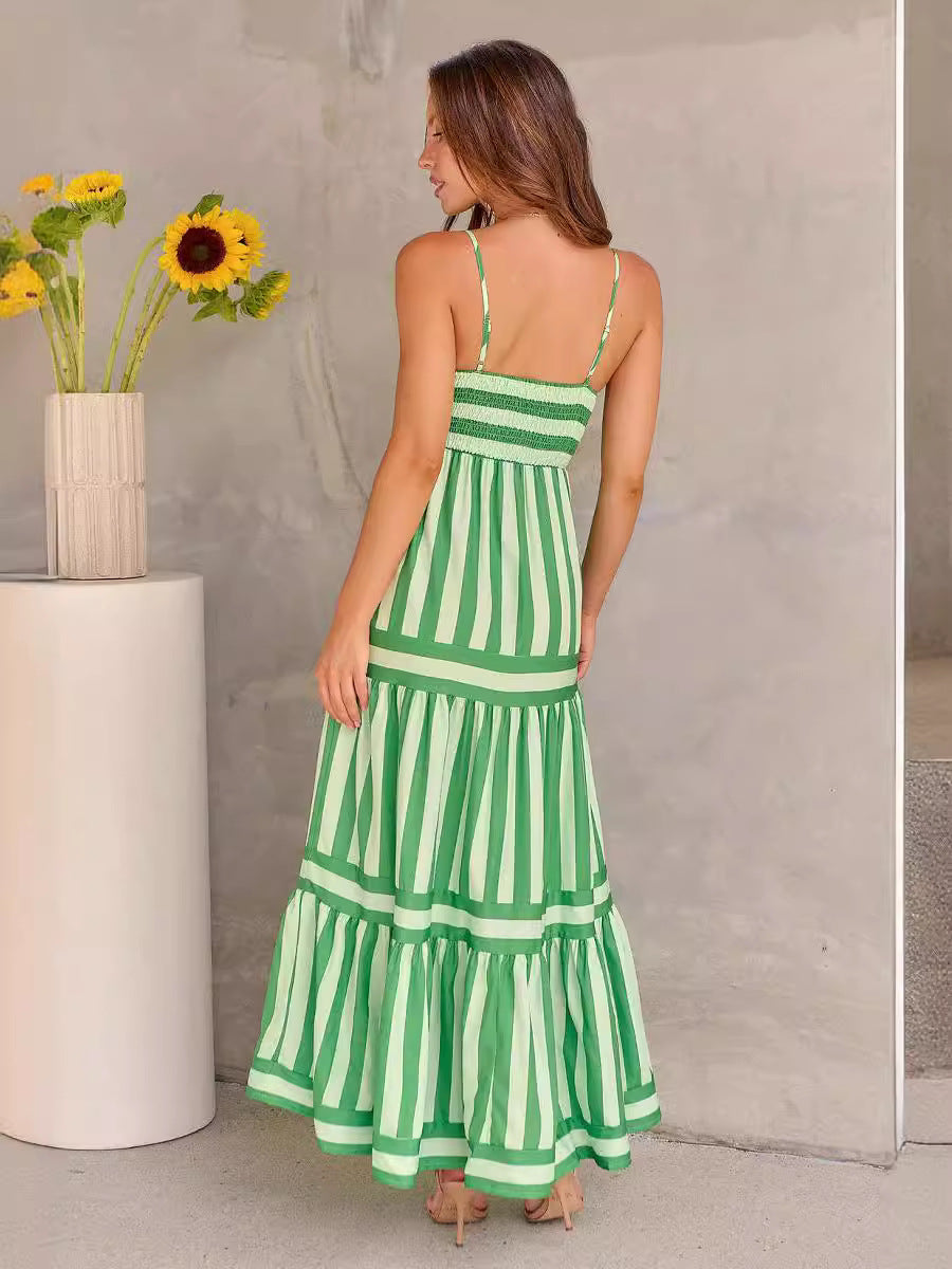 Santorini Summer Maxi Dress