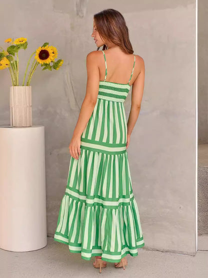 Santorini Summer Maxi Dress