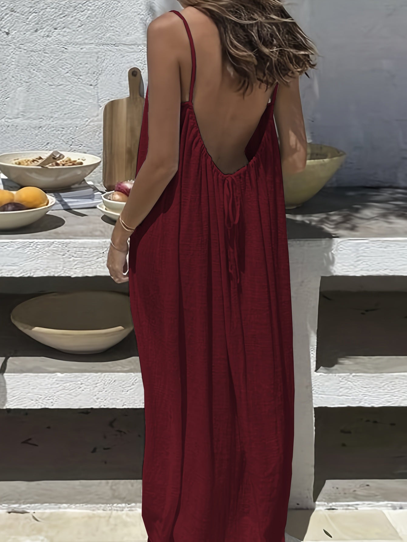 Victoria Backless Cami Dress